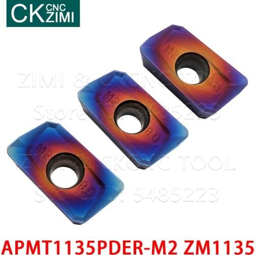 APMT1135PDER-M2 carbide inserts milling cutter APMT 1135 PDER CNC Square shoulder milling cutter machine lathe tool cutting tool