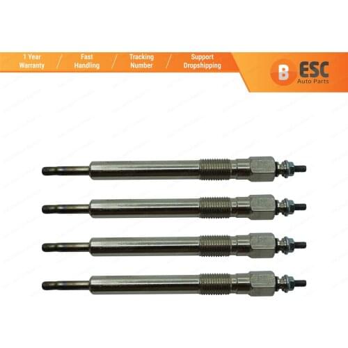 ESC Auto Parts EGP61-1 4 Pcs Heater Glow Plugs GJ24IS, 0100226520 for Isuzu Opel Vauxhall 2.5-2.8 D Fast Shipment Made in Turkey