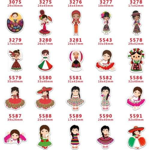 Free shipping 30 pcs cartoon character planar resin PR 3075