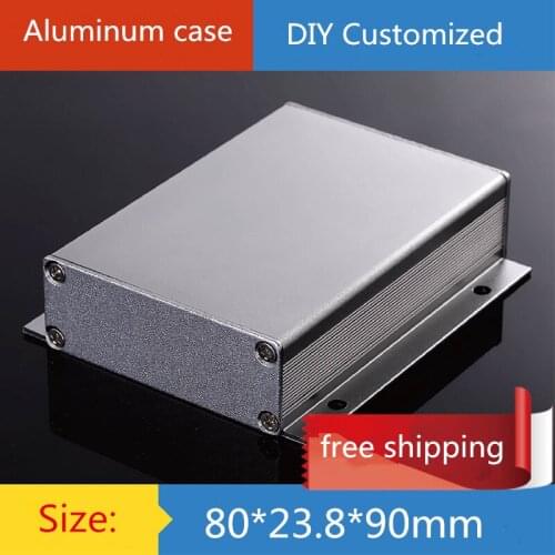 Case 80*23.8*90mm Mini Aluminum Amplifier Chassis/Instrument/Electronic Component Audio Decoder Case AMP Enclosure case DIY Box