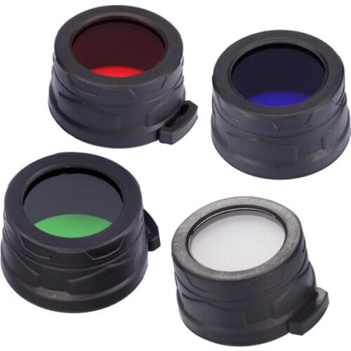 NITECORE 40mm FILTER NFR40 NFB40 NFG40 NFD40 Suitable for the flashlight with head of 40mm MH25 EA4 P25