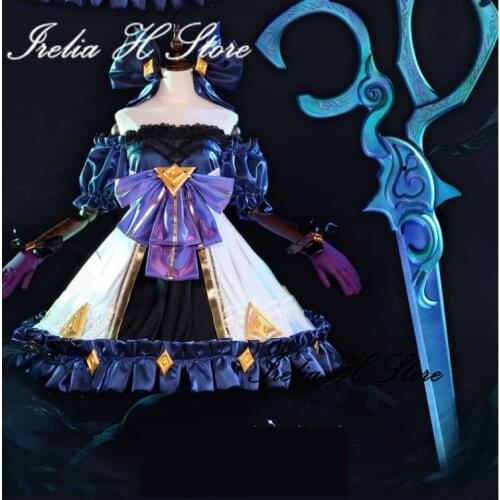 Irelia H Store LOL The Hallowed Seamstress Gwen Cosplay Costume Dress female Party dress