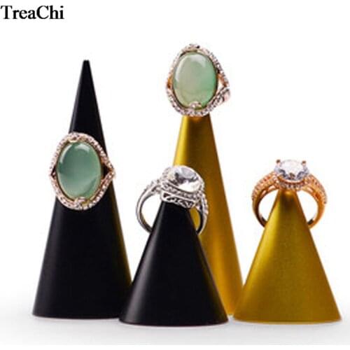 Creative Conical Ring Display Bracket Stainless Steel Ring Jewelry Hand Jewelry Display Rack Storage Rack Display Rack