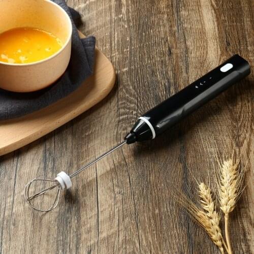 Kitchen Gadget Electric Handle Egg Beater Milk Stirrer Frother Foamer Coffee Whisk Mixer DIY Facial Mask Treater Juice Tools