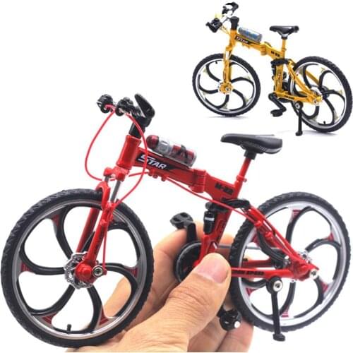 1/10 Scale Simulation Alloy Mini MTB Racing Bike Model Kids Toy Decoration Gift