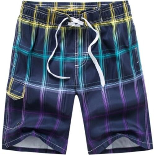 Mens Polyester Casual Pockets Shorts Fashion Lattice Drawstring Slim Fit Swimmer Shorts Hiking Jogging Equipment