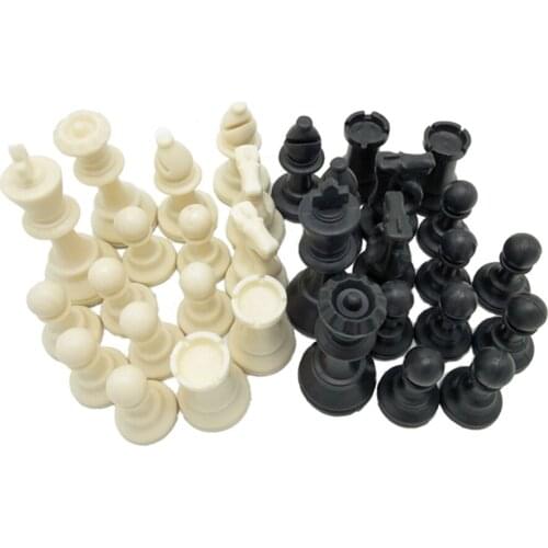 High Quality 32 Chess Pieces Set King 97mm Ajedrez Medieval No Chessboard Kids Toys Playing Game