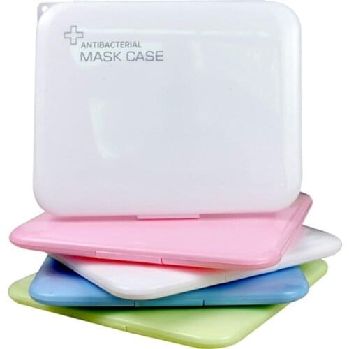 Porta Mascarillas De Bolso Mask Storage Box Portable Mask Case Dustproof Waterproof Small Things Organizer