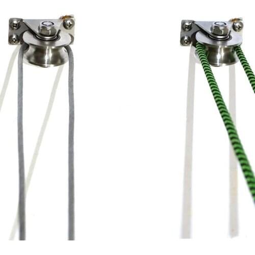 Stainless Steel Durable Groove Wheel U Type Lifting Crane Convenient Industrial Machine Wire Rope Track Steel Useful