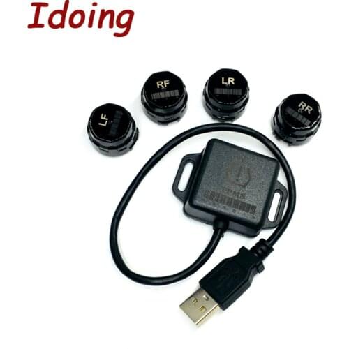 IDoing Special TPMS Newest technology Car TPMS Tire Pressure Monitoring System with mini Inner sensor Auto support Bar and PSI