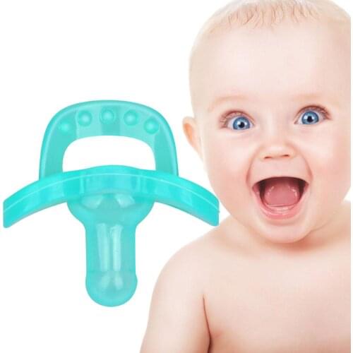 Food Grade Silicone Nipple Integrated Newborn Baby Soother Joke Prank Toddler Nipples Teether Baby Pacifier