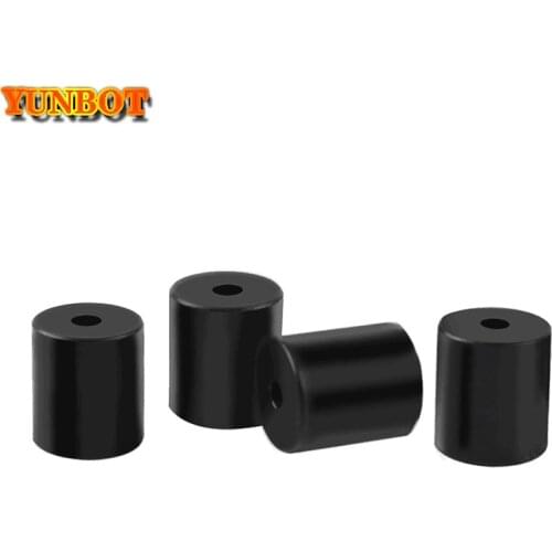 High Temperature Silicone Solid Spacer Hot Bed Leveling Column 3pcs Long + 1PC Short For CR-10/ CR10S Ender-3 3D Printer Parts