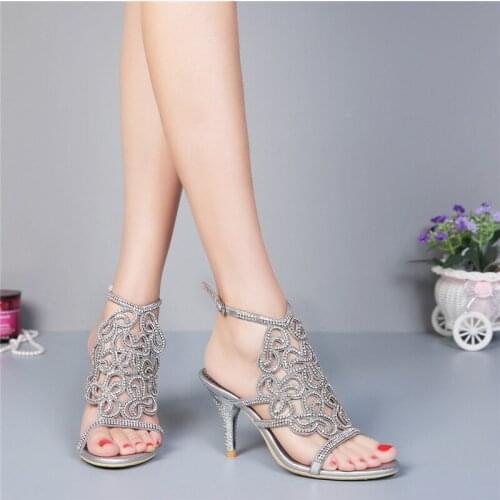 2018 Summer Hot Style Women Shoes Heel Thin Stiletto Heels Peep Toe Sandals Heels Wedding Party & Outdoor Size 11 Free Shipping