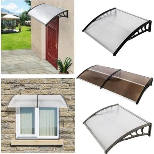 1PC Multi-size Durable Door Canopy Awning Poly Carbonate Door & Window Awning For Outdoor Entrance Door-window Canopy Awning HWC