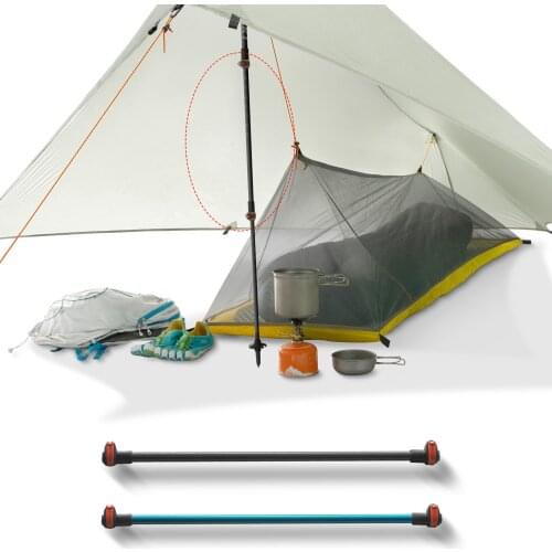 1 Pc Aluminium Alloy 56cm Connector For Tent Pole Awning Upright Extension Rod With External Lock Size 16mm/18mm Diameter