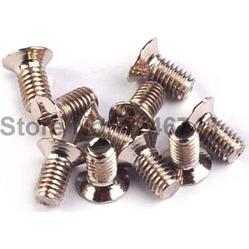 100PCS Flat-head Screws M3*6