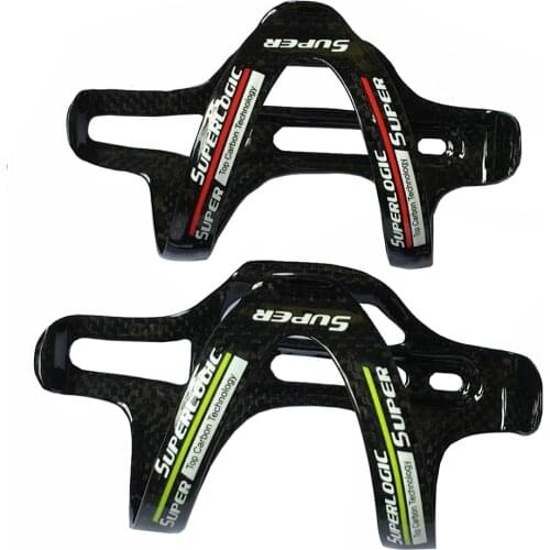 2pcs superlogic carbon bottle cages bike holder road bike mtb cycling parts superlight only 16g 3k gloss finish