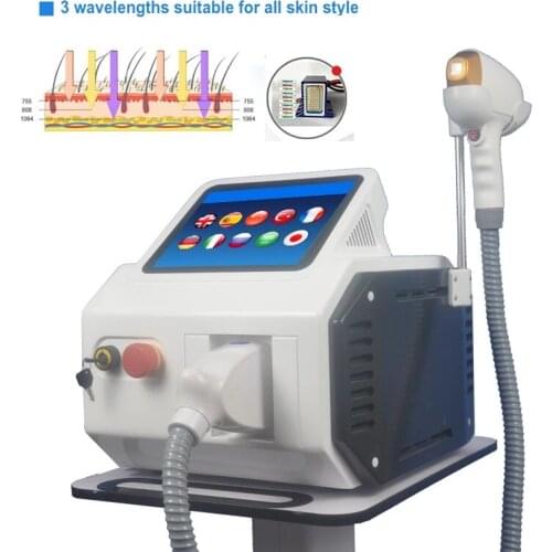 CE approved diode laser hair removal 808 755 1064 / 808nm laser permanent hair removal / diode laser for hair removal