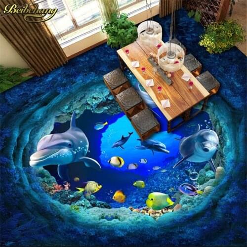 Beibehang Custom Mural Wallpaper papel de parede 3D Self-adhesive Floor Murals Bedroom Living Room Kitchen Backdrop Wall paper