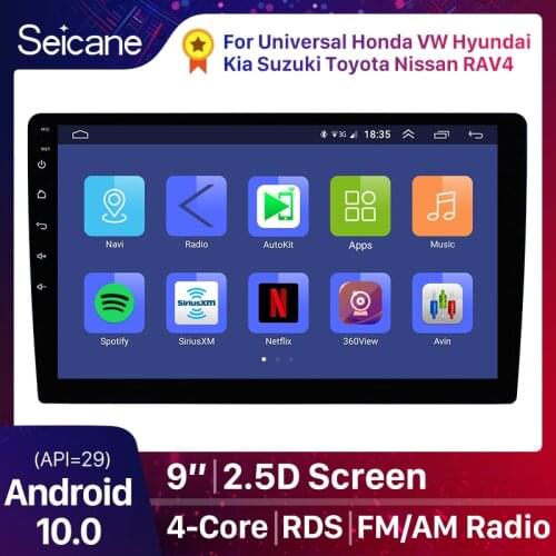 Seicane 2.5D Universal Android 10.0 Car GPS Multimedia Navi Stereo Player For Nissan QASHQAI/X-TRAIL TOYOTA COROLLA Hyundai Kia