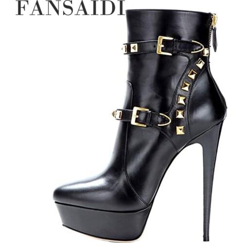FANSAIDI Women's Ankle Boots