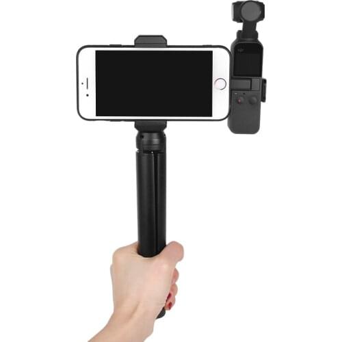 Smartphone Fixing Bracket Clamp Extending Rod Tripod Mount for DJI OSMO POCKET Handheld Gimbal