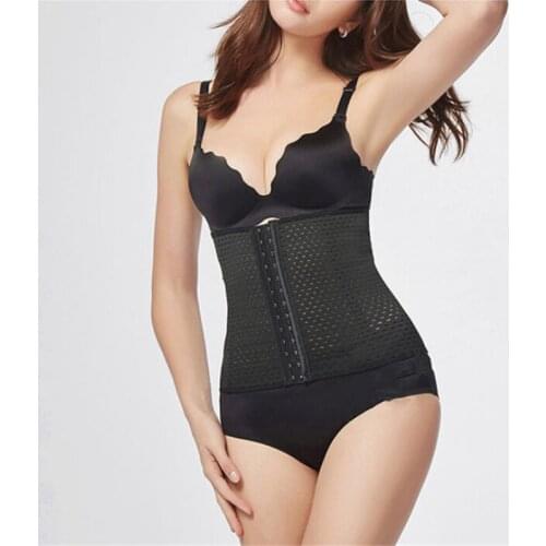 Hot Rubber Waist Trainer Cincher Underbust Shapers Corset Body Shapewear Women Breathable Waist Shapers Plus Size