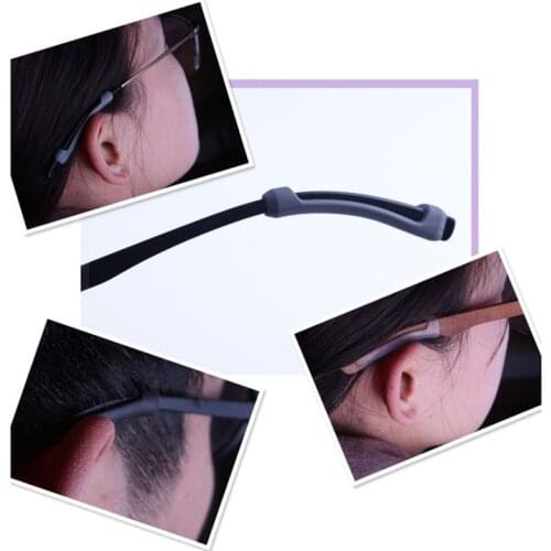 Newly Eyeglass Temple Tips Sleeve Retainer Silicone Anti-slip Holder Elastic Comfort Glasses Ear Hook