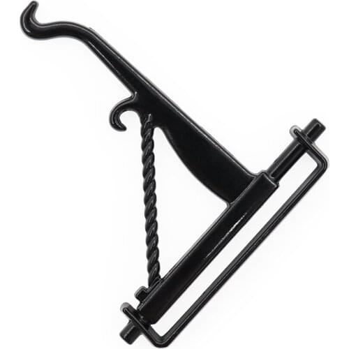 Odoria 1:12 Miniature Metal Black Hanging Plants Bracket Wall Mount Hanger Mini DIY items Ornament Doll House Accessories Decor