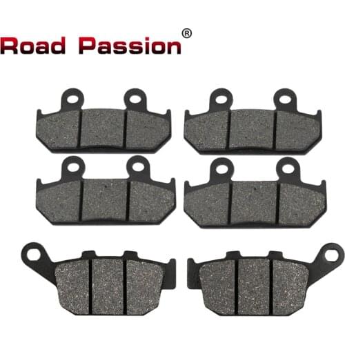 Road Passion Motorcycle Front and Rear Brake Pads for HONDA VFR 400 VFR400 NC24 1987 1988 XRV750 XRV 750 L / M / N Africa Twin