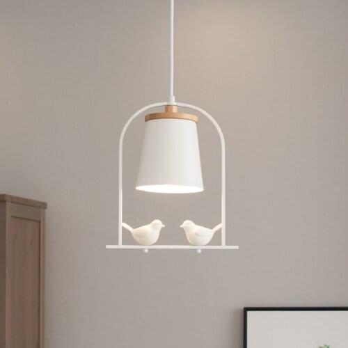 Modern Pendant Lamp New Bird Cute Creative Bar Hanging Restaurant Single Head Lighting Dining Bedroom Bedside Nordic Decor Light