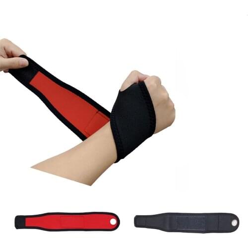 Gym Sports Heated Wrist Band Support Adjustable Wrist Bandage Bracer for Compression Wraps Tendonitis Pain Relief Lightweighted