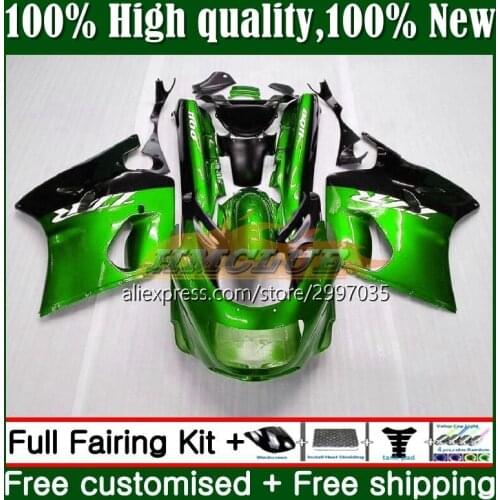 Body For KAWASAKI NINJA ZX11R green black ZX-11R ZZR 1100 CC 0No.70 ZZR1100 ZX11 ZX-11 R 90 91 92 ZX 11R 1990 1991 1992 Fairing