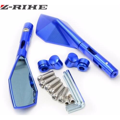 Universal Aluminum CNC motorcycle Side mirror rearview accessories For yamaha mt09 mt10 mt07 Tmax 500 Tmax 530 RC 125 200