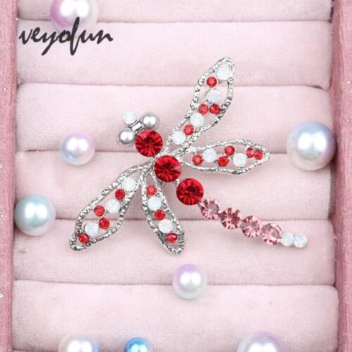Veyofun Dragonfly Brooches For Clothes
