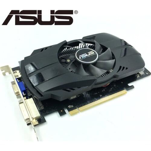 ASUS Video Card HD 7770 1GB 128Bit GDDR5 Graphics Cards for ATI Radeon HD7770 VGA Cards Used Equivalent GTX 750 GTX650 Ti