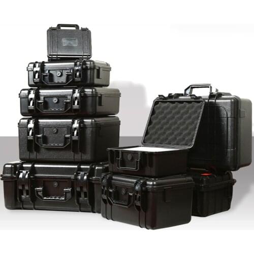 Waterproof Hard Carry Tool Case Bag Organizer Storage Box Camera Photography Safety Protector Instrument Tool Box with Sponge