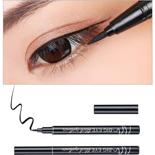1 Pcs Eyeliner Liquid Pen Waterproof Long Lasting Quick Drying Smooth Makeup Beauty Matte Eyeliner Stamp Eye Pencil