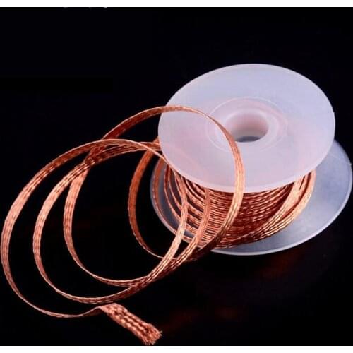 1.5M Welding Wires Desoldering Braid Solder Remover Wick Wire 1.5mm 2mm 2.5mm 3mm 3.5mm Width Lead Cord Flux BGA Repair Tool