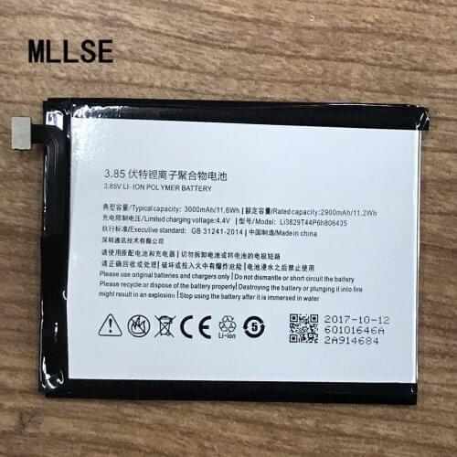 10pcs MLLSE battery For Nubia Z11 NX531J Z11 Li3829T44P6h806435 Mobile Phone Battery