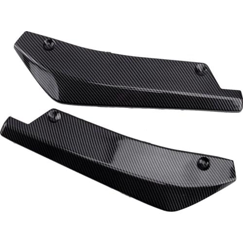 2Pcs Car Accessories Rear Bumper Lip Wrap Angle Splitter Diffuser Canard Fit For BMW F30 F31 F32 F33 F22
