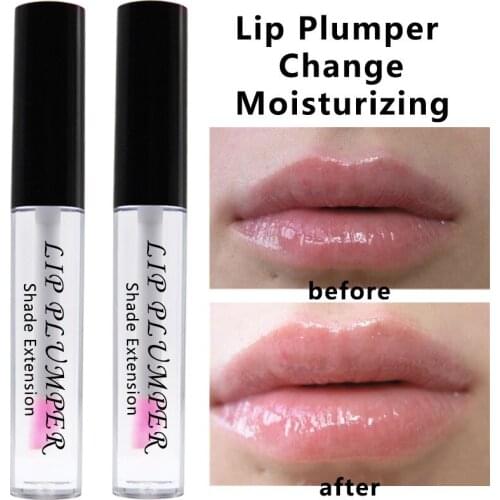 3D Lip Plumping Shiny Pearl Lip Gloss Transparent Moisturizer Lip Plumper Shiny Colorless Lip Coats Oil Lips Makeup Beauty Tool