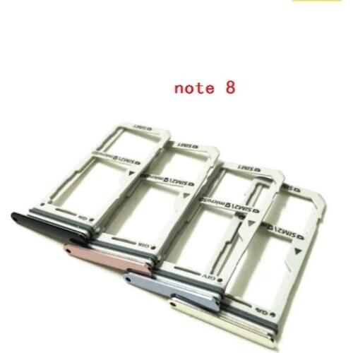 50PCS Sim Card Reader Holder For Samsung Galaxy Note 8 N950 N950FD Sim Card Tray Holder Slot Adapter