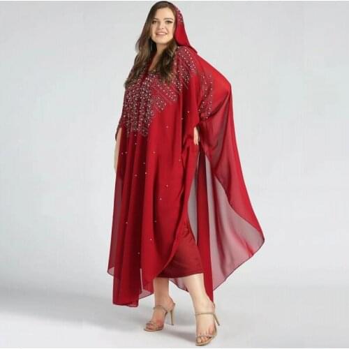 African Dresses For Women Plus Size Dashiki Full Diamond African Clothes Abaya Dubai Muslim Dress Africa Boubou Robe