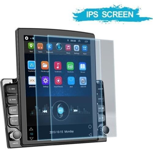 Car Stereo Radio 9 Inch Panel 9.7'' IPS Screen Android 9.1 RAM 1GB ROM 16GB with Buttons GPS WIFI 3G 4G BT DAB Mirror Link OBD