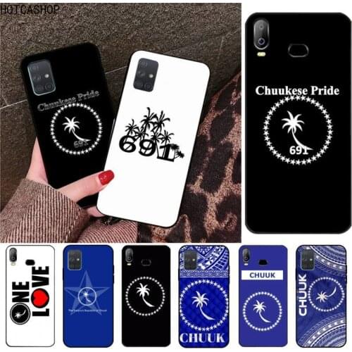 Chuuk Chuukese Pride 691 Flag Phone Case For Samsung Galaxy A21S A01 A11 A31 A81 A10 A20E A30 A40 A50 A70 A80 A71 A51