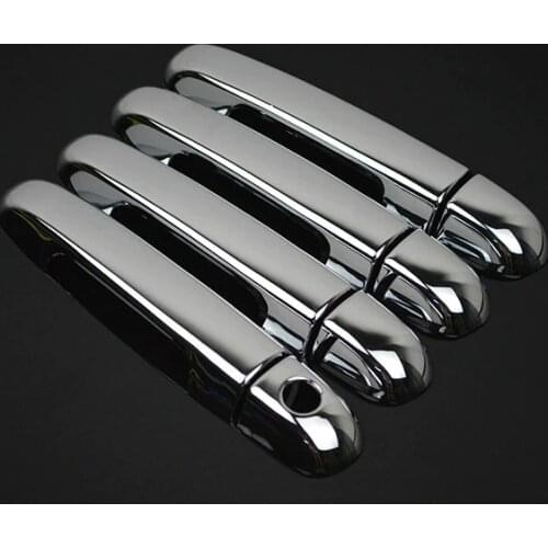 FUNDUOO For KIA Soul 2011 2012 2013 Facelift Model New Chrome Car Door Handle Cover Trim Sticker Free Shipping