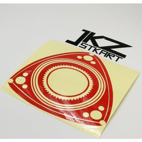 JKZ STKART Vinyl Die Cut Car Sticker Wankel Decal 12 x 9 cm ATV Motor Bike Laptop Helmet Decorated Stickers