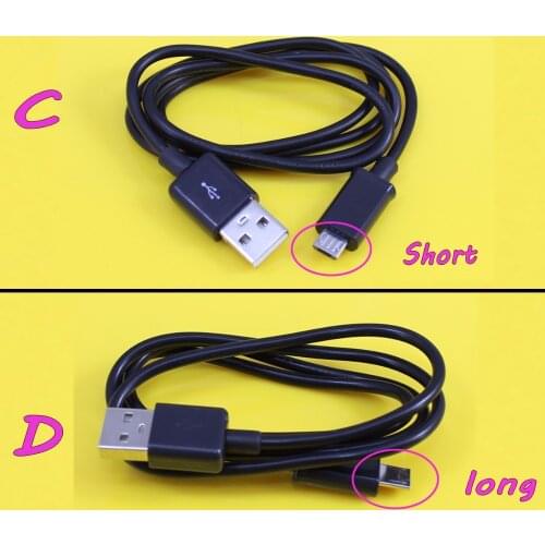 1M Micro USB Charging Cable For PS4 For Playstation For Dualshock 4 For XBOX ONE Controller Wireless Controller Black white