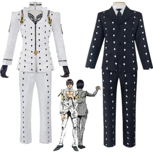 Bruno Bucciarati Cosplay Jojo Bizarre Adventure Women Man Golden Wind Jojo Cosplay Costume Man Halloween Carnival Costume Suits
